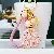 Premium Quality Pearl Shell Rhinestone Keychains Wholesale - Pink rope + shell pink - single OPP bag packaging