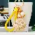 Premium Quality Pearl Shell Rhinestone Keychains Wholesale - Yellow rope + shell champagne color - single OPP bag packaging