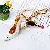 Quality Supply Rhinestone Polka Dot High Heels Keychain - Lipstick pearl shoes white - single OPP bag packaging