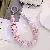Wholesale Cute Cartoon Phone Charms & Beaded Keychains Supply - Light Purple