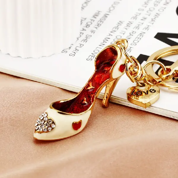 Love small shoes white - single OPP bag packaging,chaincharmsupply.com