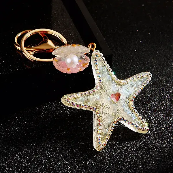 A553 jelly starfish white-single OPP bag packaging,chaincharmsupply.com