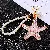 Pearl Shell Starfish Keychain Supply with Quality Craftsmanship - Pearl + jelly shell starfish pink-single OPP bag packaging