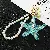 Pearl Shell Starfish Keychain Supply with Quality Craftsmanship - Pearl + jelly shell starfish blue-single OPP bag packaging
