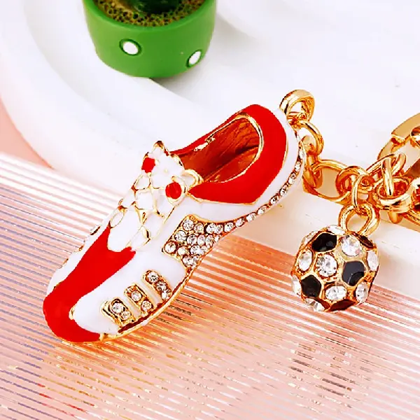Small sneakers red - single OPP bag packaging,chaincharmsupply.com