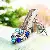 Wholesale Rhinestone-Encrusted Sneakers & Bag Charm Supply - Crystal shoes white-single OPP bag packaging