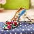 Wholesale Rhinestone-Encrusted Sneakers & Bag Charm Supply - Crystal slipper blue-single OPP bag packaging