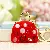 Wholesale Rhinestone-Encrusted Sneakers & Bag Charm Supply - Jelly satchel red-single OPP bag packaging