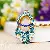 Wholesale Rhinestone-Encrusted Sneakers & Bag Charm Supply - Big children's shoes blue-single OPP bag packaging