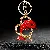 High-Quality Rhinestone Crown Dolphin Keychain Wholesale Supply - Love dolphin red-single OPP bag packaging