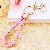 High-Quality Rhinestone Crown Dolphin Keychain Wholesale Supply - Love BV rope pink-single OPP bag packaging