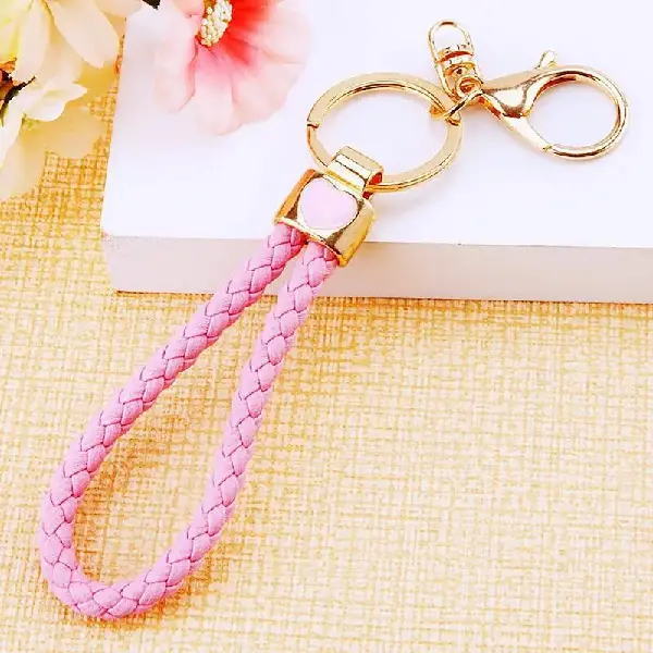 Love BV rope pink-single OPP bag packaging,chaincharmsupply.com