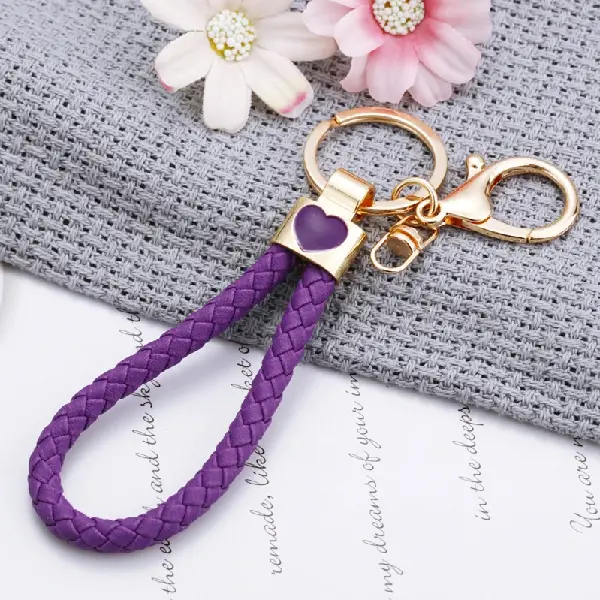 Love BV rope dark purple-single OPP bag packaging,chaincharmsupply.com