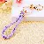 High-Quality Rhinestone Crown Dolphin Keychain Wholesale Supply - Love BV rope light purple-single OPP bag packaging