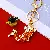 Wholesale Korean Creative Wealth Fish Keychain for Retailers - A451 Full Rhinestone Arowana Gold - Single OPP bag packaging