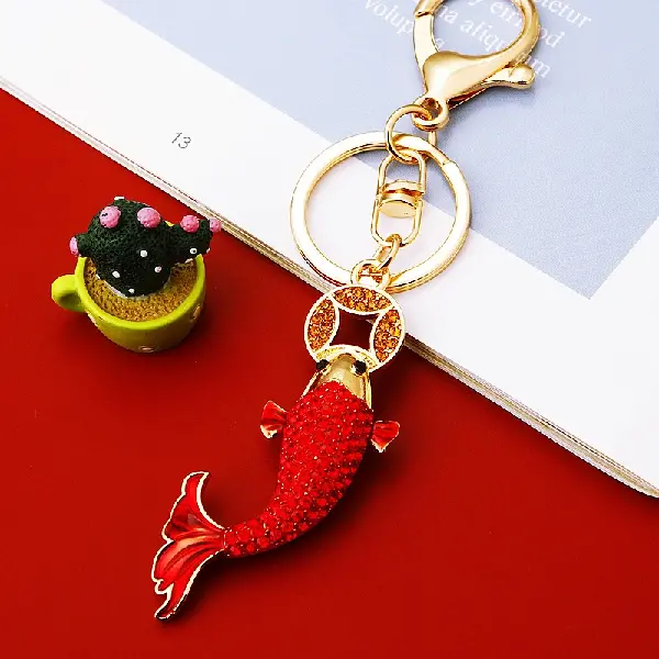 A521 fish money red - single OPP bag packaging,chaincharmsupply.com