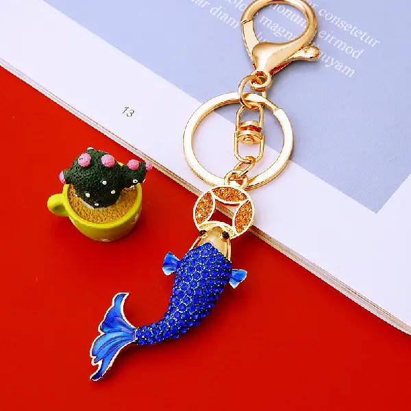 A521 Fish Money Duoduo Sapphire-single OPP bag packaging,chaincharmsupply.com