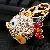 Wholesale Korean Creative Wealth Fish Keychain for Retailers - Colorful fish-single OPP bag packaging