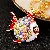 Wholesale Korean Creative Wealth Fish Keychain for Retailers - Colorful pearl fish-single OPP bag packaging
