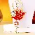 Wholesale Korean Creative Wealth Fish Keychain for Retailers - Red Koi-single OPP bag packaging
