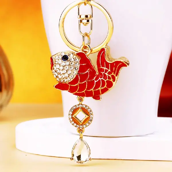 Red Koi-single OPP bag packaging,chaincharmsupply.com