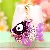 Wholesale Korean Creative Wealth Fish Keychain for Retailers - Upgraded version of Xiaoyu Purple-single OPP bag packaging