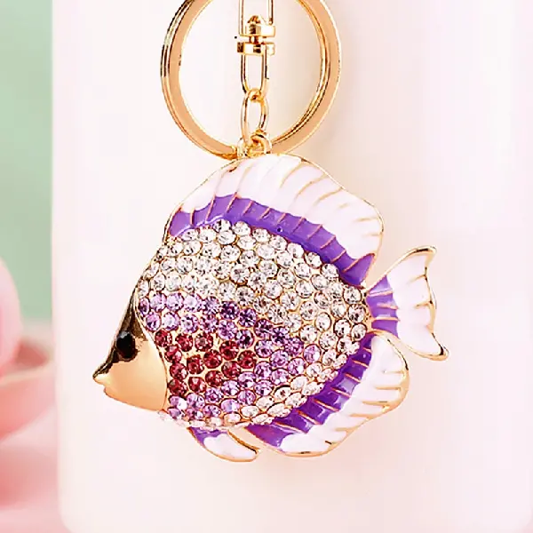 Flounder Purple - Single OPP bag packaging,chaincharmsupply.com