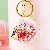 Wholesale Korean Creative Wealth Fish Keychain for Retailers - Flounder Pink - Single OPP bag packaging