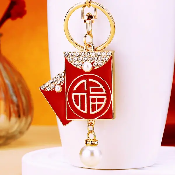 Small red envelope-single OPP bag packaging,chaincharmsupply.com