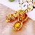 Wholesale Korean Creative Wealth Fish Keychain for Retailers - Lifelong Money Yellow-Single OPP bag packaging