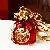 Wholesale Korean Creative Wealth Fish Keychain for Retailers - Lucky Lucky Bag Wine Red - Single OPP bag packaging