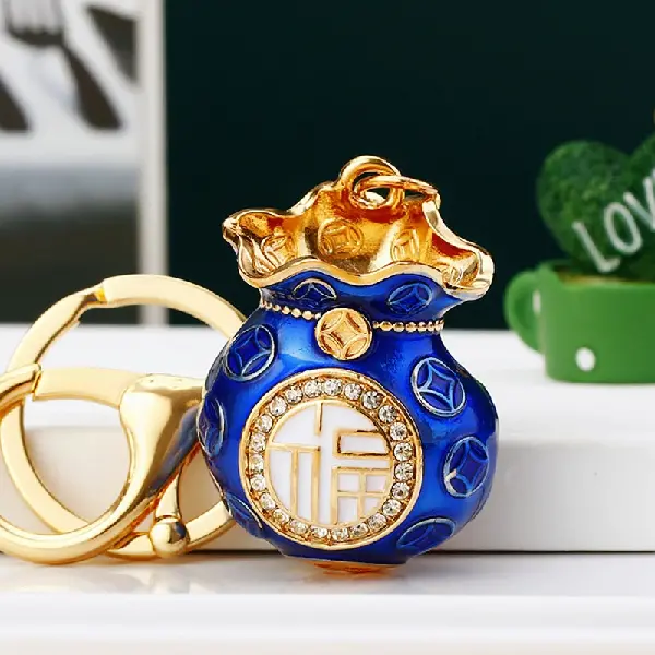 Double-sided classic lucky bag sapphire-single OPP bag packaging,chaincharmsupply.com