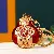 Wholesale Korean Creative Wealth Fish Keychain for Retailers - Pisces lucky bag red-single OPP bag packaging