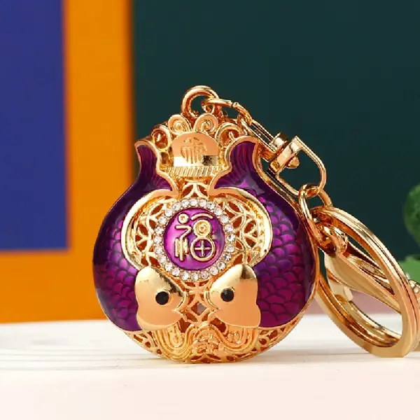Pisces lucky bag purple-single OPP bag packaging,chaincharmsupply.com