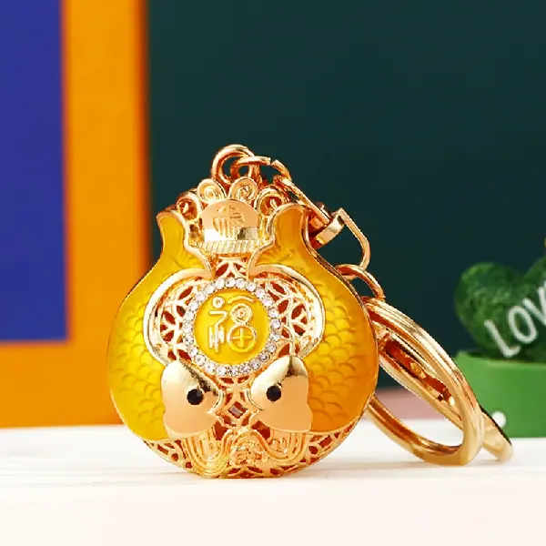 Pisces lucky bag yellow-single OPP bag packaging,chaincharmsupply.com