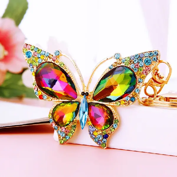 Gem butterfly dazzling color-single OPP bag packaging,chaincharmsupply.com