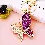 Wholesale Colorful Crystal Butterfly Keychains for Retail - Pattern butterfly purple-single OPP bag packaging