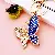 Wholesale Colorful Crystal Butterfly Keychains for Retail - Pattern butterfly blue-single OPP bag packaging