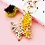 Wholesale Colorful Crystal Butterfly Keychains for Retail - Pattern butterfly yellow-single OPP bag packaging