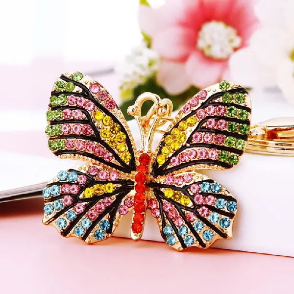 Colorful butterfly color-single OPP bag packaging,chaincharmsupply.com