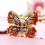 Wholesale Colorful Crystal Butterfly Keychains for Retail - Colorful butterfly red and blue-single OPP bag packaging