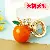 Rhinestone-encrusted Cherry Metal Keychains Wholesale Supply - Dajudali-single OPP bag packaging