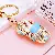 Convertible Car Keychain for Women | Rhinestone Charm Supply - Convertible Blue - Single OPP bag packaging