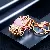 Convertible Car Keychain for Women | Rhinestone Charm Supply - Cute Q version car pink-single OPP bag packaging