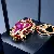 Convertible Car Keychain for Women | Rhinestone Charm Supply - Cute Q version car purple-single OPP bag packaging