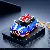 Convertible Car Keychain for Women | Rhinestone Charm Supply - Captain America Blue - Single OPP bag packaging
