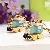 Convertible Car Keychain for Women | Rhinestone Charm Supply - Locomotive green-single OPP bag packaging