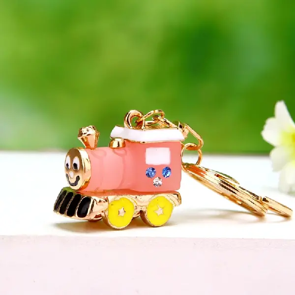 Locomotive pink-single OPP bag packaging,chaincharmsupply.com