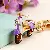 Convertible Car Keychain for Women | Rhinestone Charm Supply - Motorcycle purple-single OPP bag packaging