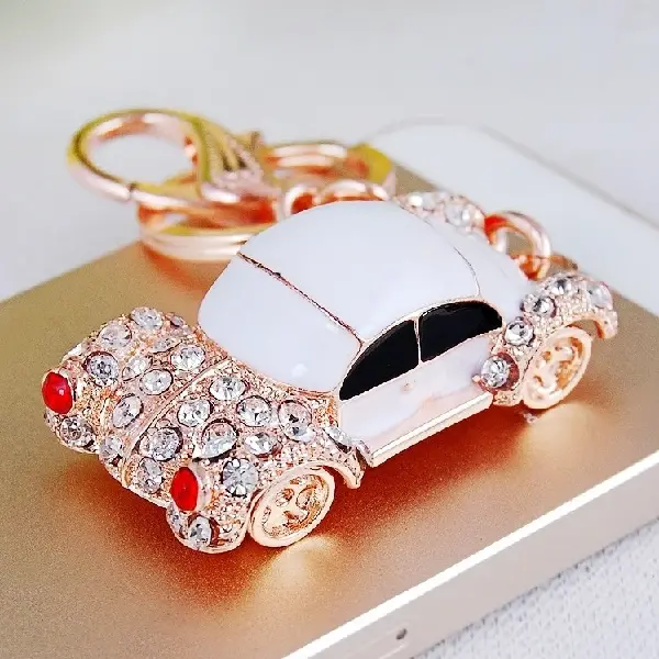 Classic car white-single OPP bag packaging,chaincharmsupply.com